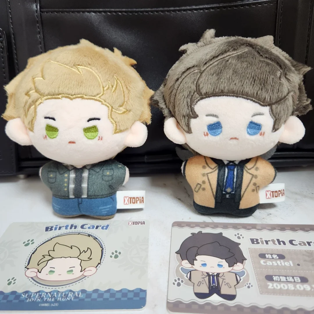Supernatural Exorcism Hunting Series Cotton Doll Dean Winchester With Official Birth Card Plush For Collection And Fans view 5