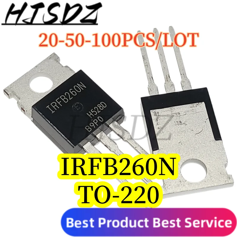 【20-50-100PCS/LOT】N-channel IRFB260N TO-220 56A 200V MOSFET