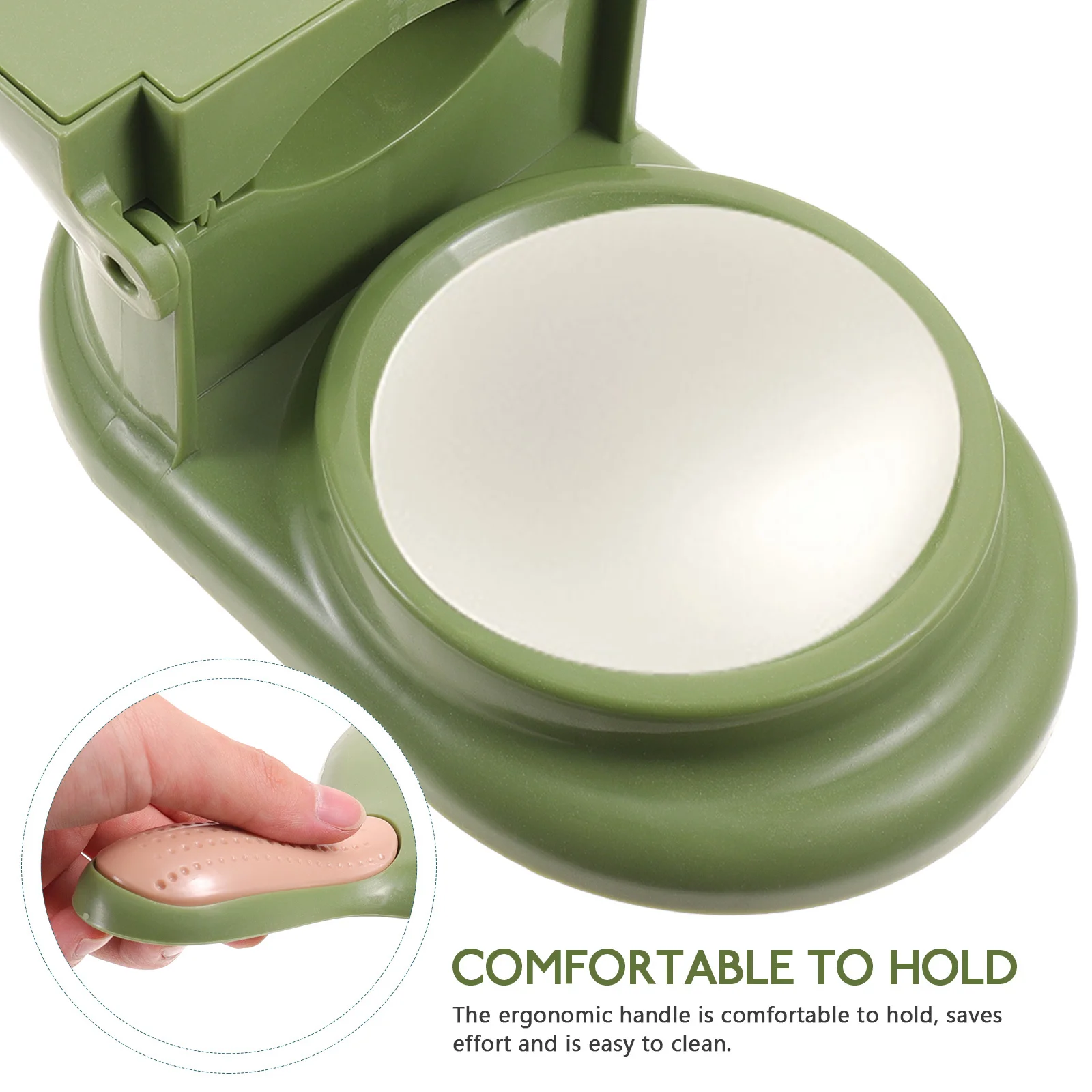 

Dumpling Wrapper Mold Manual Dumpling Presser Ergonomic Handle Flat Surface Portable Dough Press Kitchen Dough Tool for Home