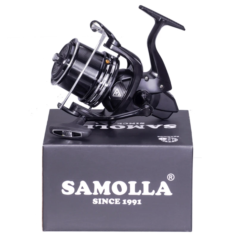 

SAMOLLA-Spinning Reel with Dual Guide Rod, Fast Reel, Carbon Fiber Brake Pads, 27kg Brake, 5000, 6000, 7000, 8000, 8000