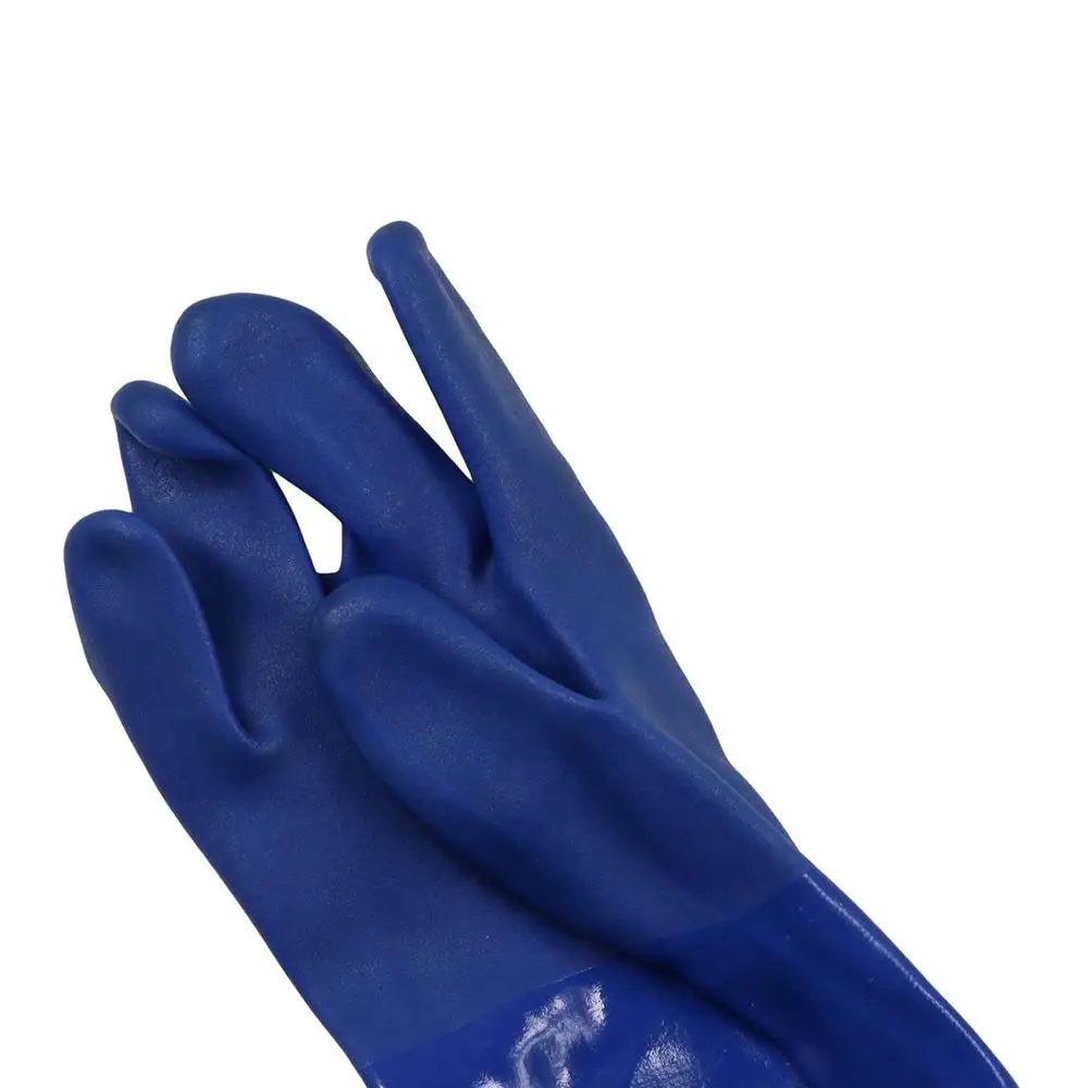

1 Pair Lengthened Labor Protection Waterproof Gloves Chemical Resistant Reusable Rubber Glove Thickened Anti Slip