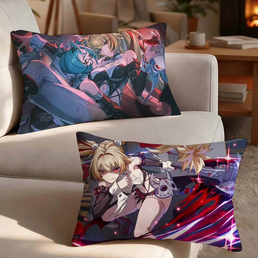 Game ZZZ Claret Flint Pillow Case Suitable For Decorating Homes Bedrooms Children Room Sofas And Other Places