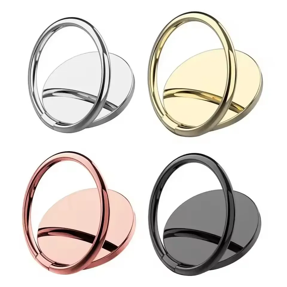 

Universal Finger Ring Phone Holder For Xiaomi Huawei Honor Plating Adhesive 360 Rotatable Mobile Phone Holder Stand Bracket