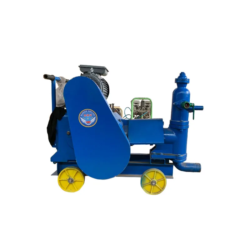 

High Pressure Single Cylinder Cement Mixer Piston Concrete Machine Grouting Mortar Pump for prestressed equipment grout pump