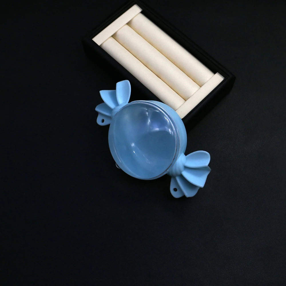 

Blue Candy-shaped Plastic Packaging Boxes for Necklaces Rings Portable Medicine Boxes—new Products From Manufacturers Wholesale