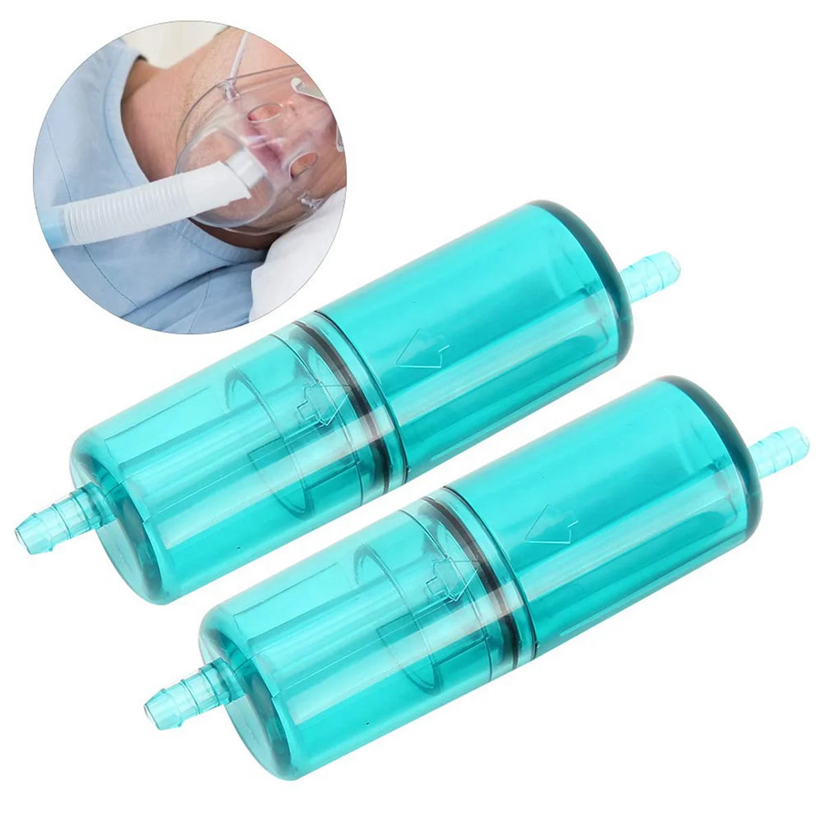 Oxygen Tubing Connector, 4Pcs Oxygen Generator Oxygen Tube Water Collector Oxygen Tube Accessory for Healthy Care Oxygen