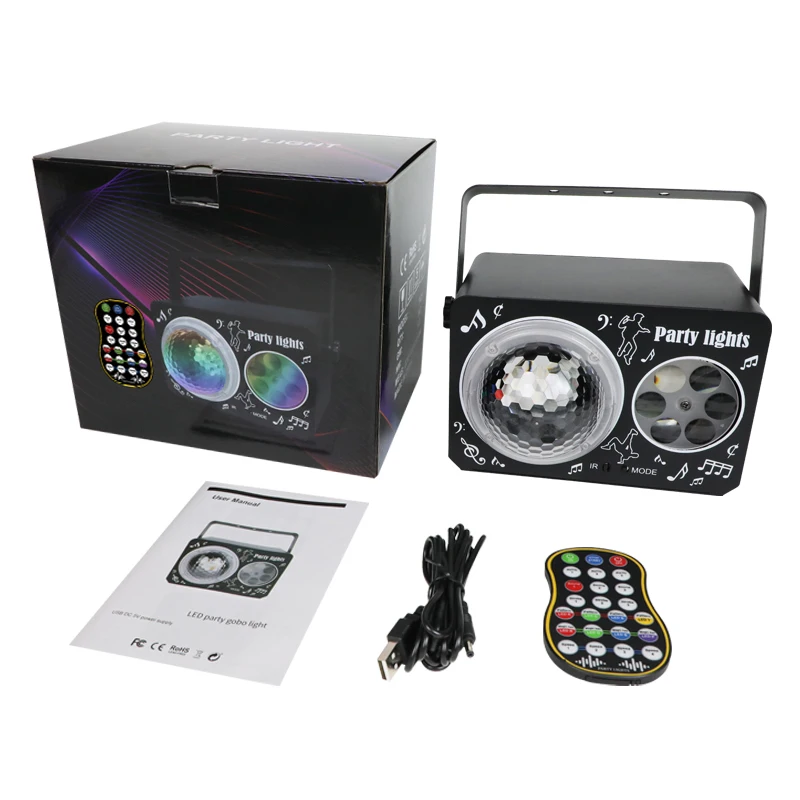 YSH USB Pattern Magic Festival Lighting RGB Projectors Party Light Family Atmosphere Christmas Halloween Easter wedding Decorate