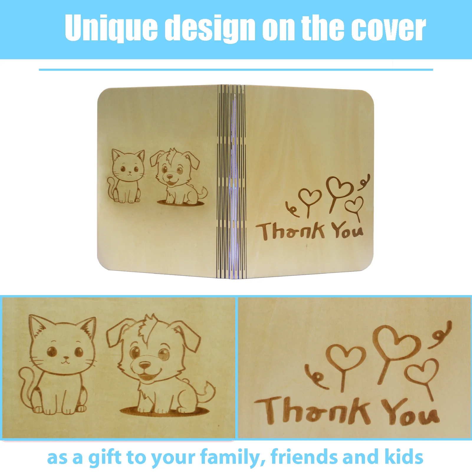 7 Colors 3D Folding Creative LED Night Light Bluetooth RGB USB Recharge Wooden Book Decor Bedroom Desk Table Lamp Brithday Gift