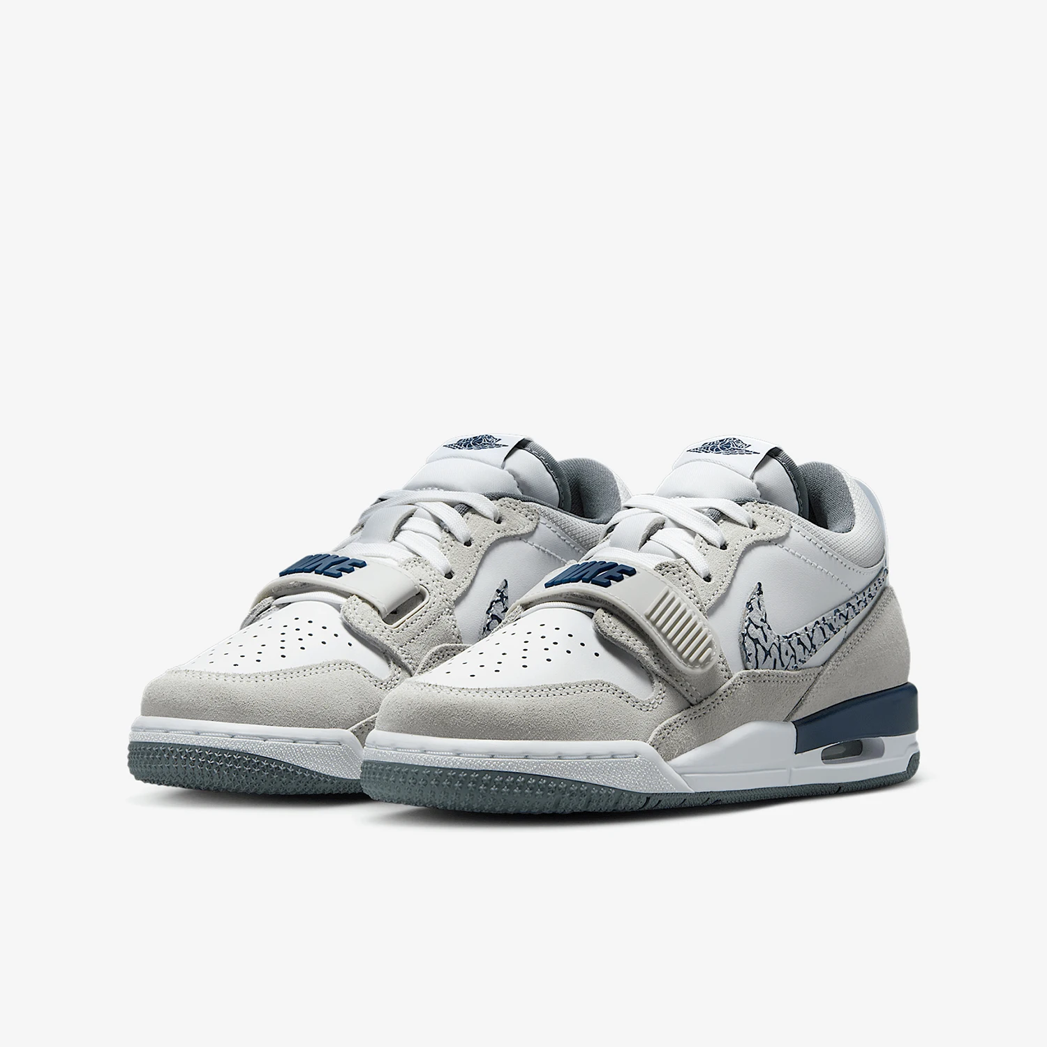 รองเท้าบาสเก็ตบอลแบบมีเบาะรองรับแรงกระแทกสำหรับเด็กผู้หญิงของไนกี้ของแท้ JORDAN GS CD9054-124