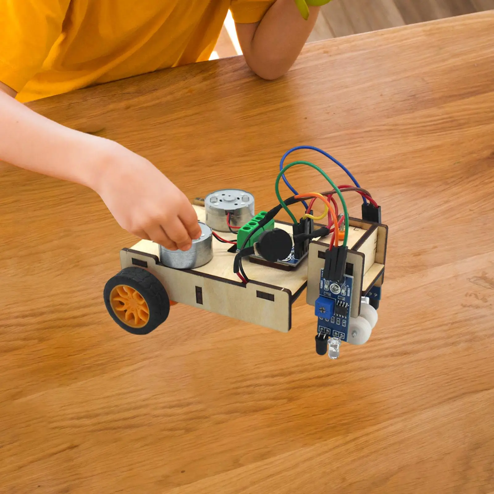 Accessorio per kit per auto robot con tracciamento linea fai-da-te Robotici per stelo di installazione rapida