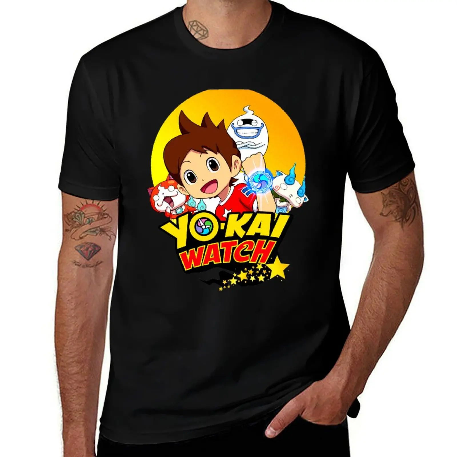 

yokai-watch T-Shirt t shirts for man pack cotton anime t shirts for man t shirts with prints T-Shirt