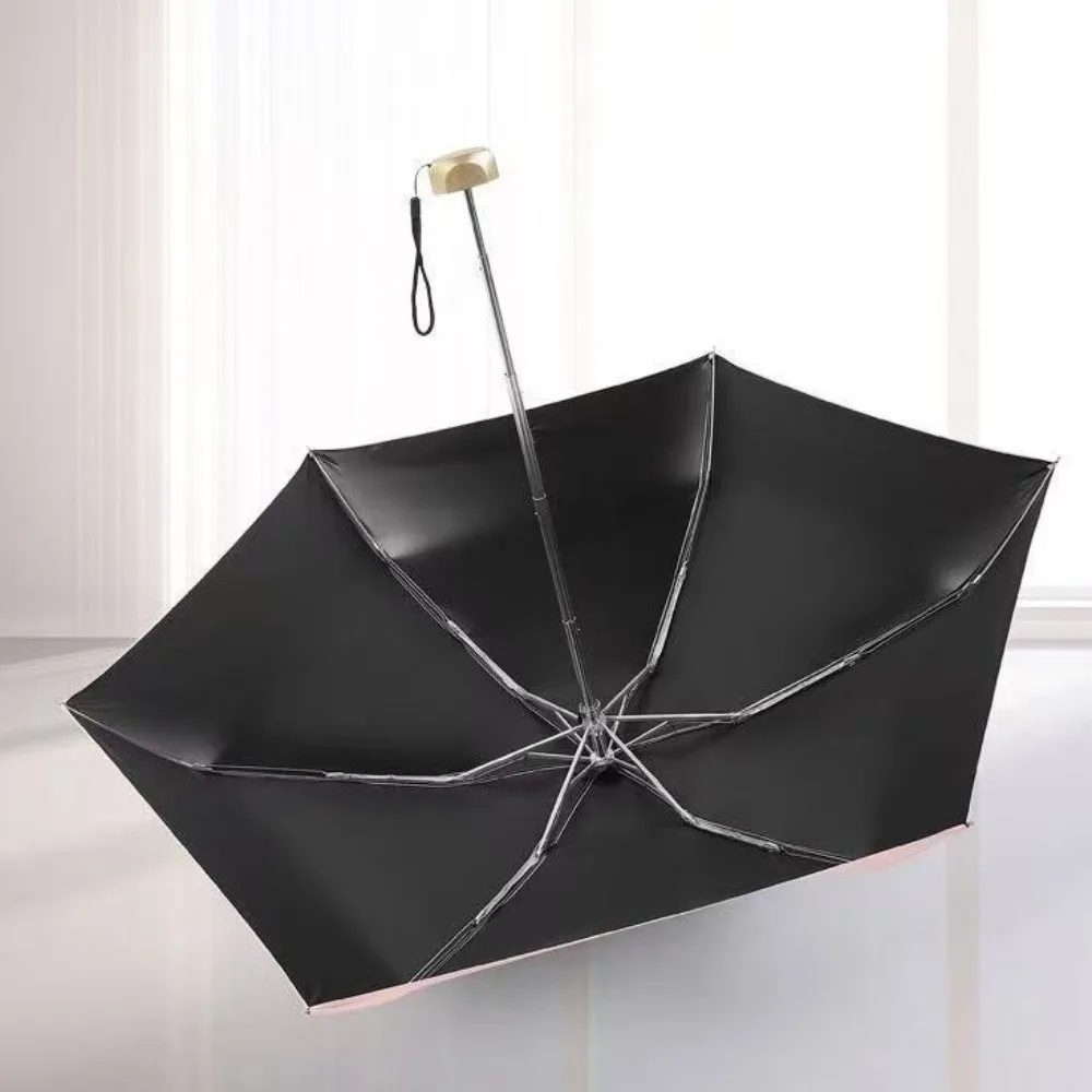 New Ultra-Light Mini Capsule Umbrella Vinyl UV Protection Sun Rain Umbrella Dual Use UPF50+ Folding Umbrellas Travel Accessoreis
