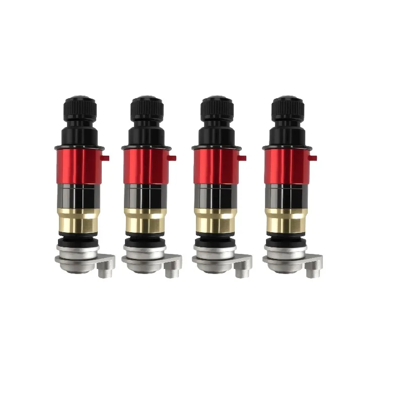 High-quality desert off-road tire TD07-73.5mm 4-piece long rapid deflation nozzle with 1-piece wrench, bagged, rotating cap