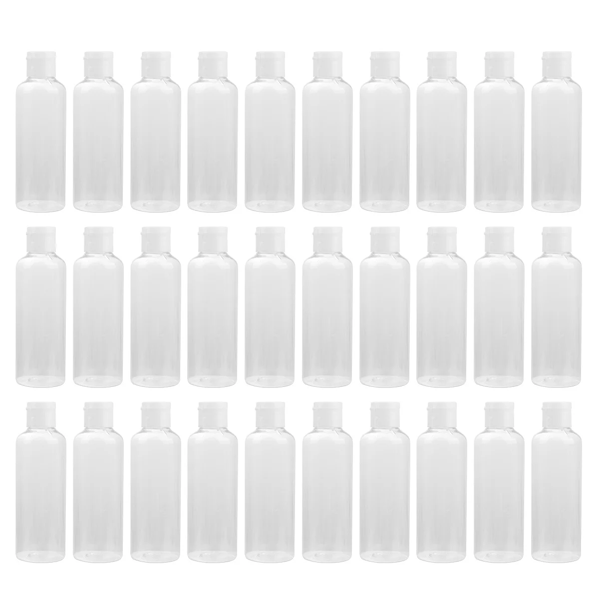 30 bottiglie per cosmetici da 100 ml, a tenuta stagna, durevoli, ricaricabili, per shampoo, lozione, trucco, subimballaggio, bottiglie vuote