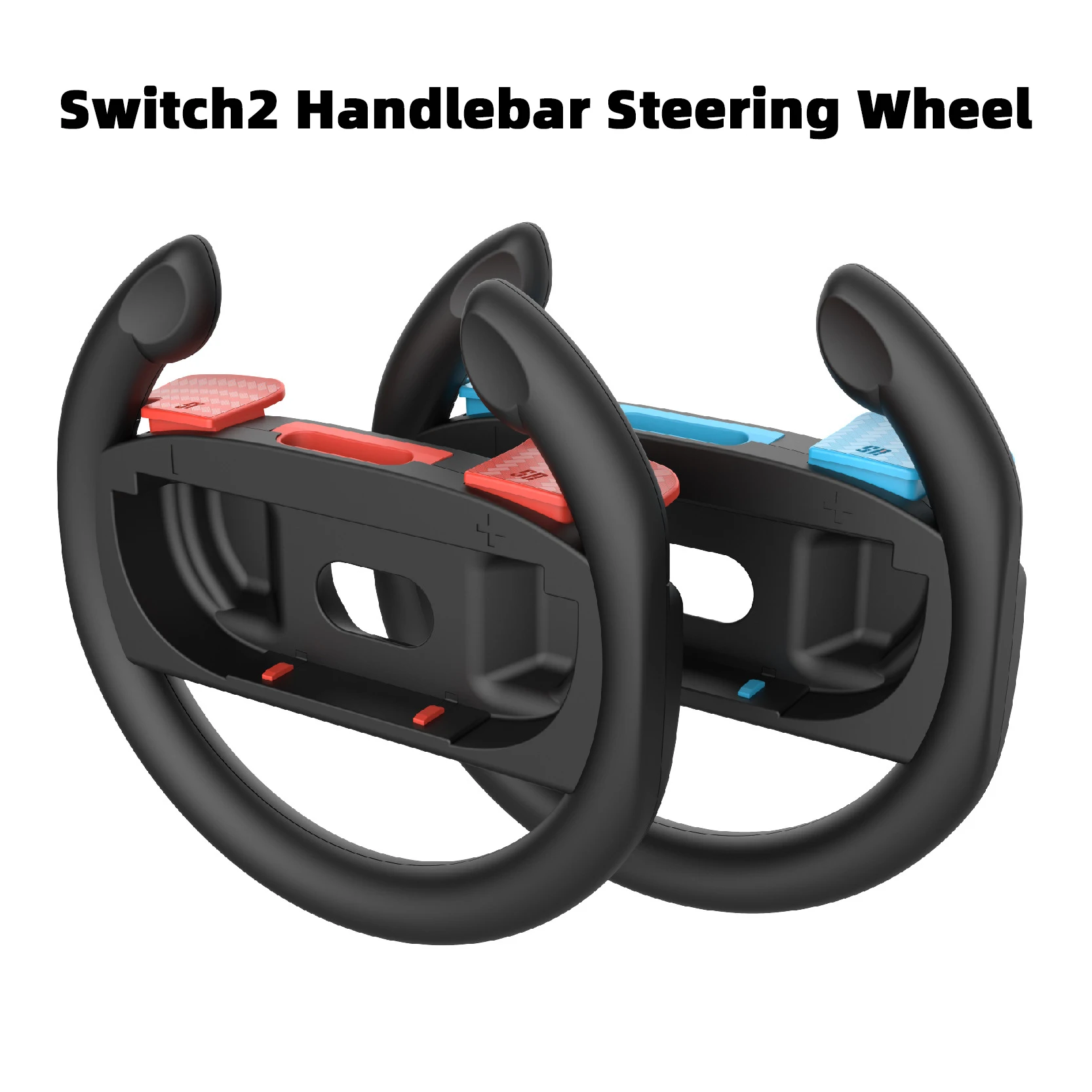 2 قطعة قبضة عجلة القيادة تحكم ل Switch2 2025 ماريو كارت 8 ديلوكس القيادة قبضة ل Switch2 Joycon ألعاب السباق اكسسوارات