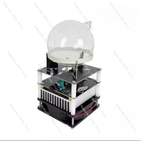 Ring oscillating ion ring 100mm inert gas glass ball, handmade scientific research teaching aids
