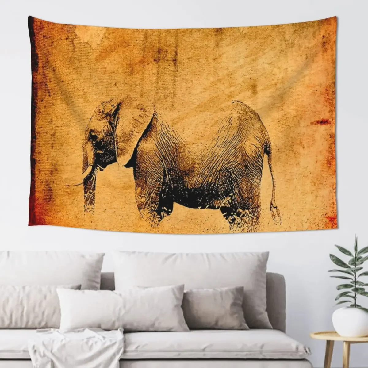 

Massai Mara Park Africa - Elephant Kingdom Tapestry Wall Mural Wall Decor Art Mural Tapestry