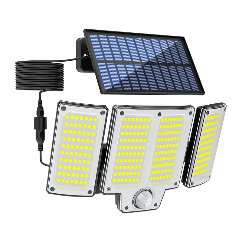 

Outdoor Wall Lights, Three-Head Sensor Lights, Waterproof Solar Lights, Multi-Functional Garden Lights, Garage Street Lights