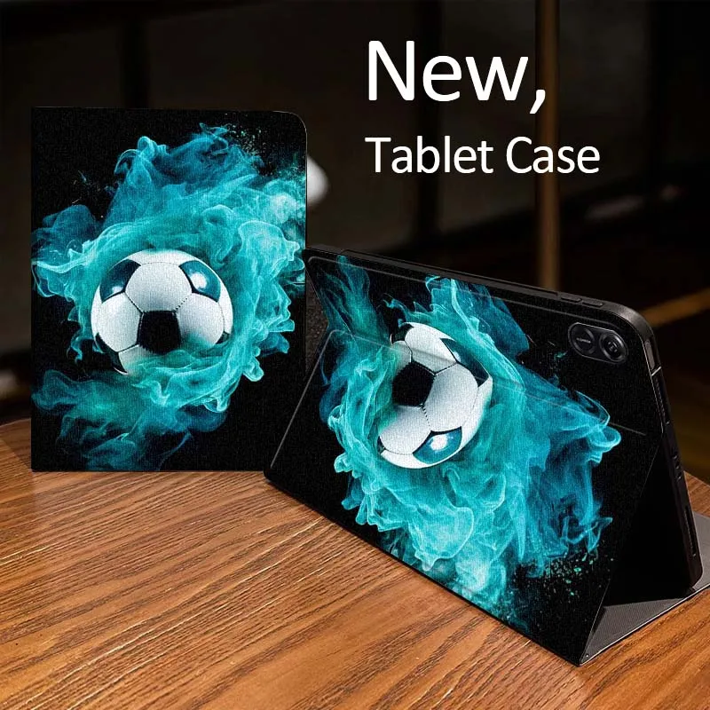 

Fashion football design For MediaPad MatePad Air SE Pro M6 M5 M2 T10s T5 10 11 12.6 11.5 12 X 10.8 Inch 10.1 Tablet Case