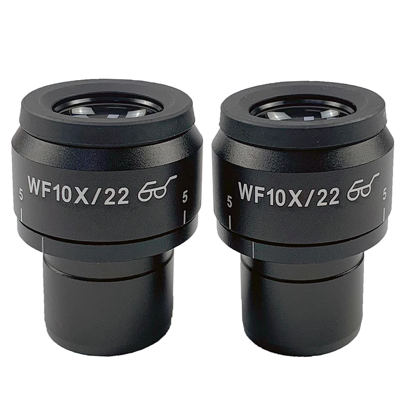 

Albenth WF10X/22 Microscope Focus Adjustable Eyepiece Wide Field Eyepiece Optical Len for 0.67-4.5x Microscope Head