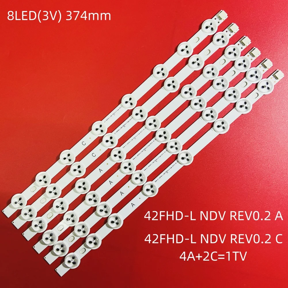 LED Full Array Bars For HYUNDAI FL42167 LED Backlight Strips 42FHD-L NDV REV0.2 Matrix Kit LED Lamps Lens Bands Tapes Rulers