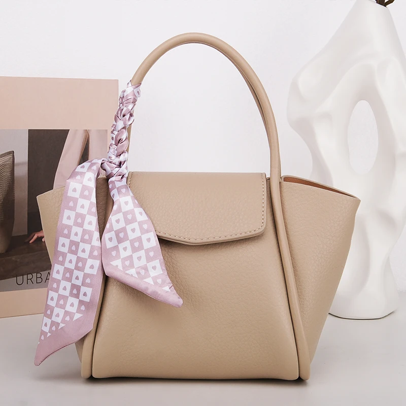 

Ladies Bags on Sale 2023 Fashion New Leather Portable Work Commuting Large Capacity Simple and Versatile Style Top-Handle Bags