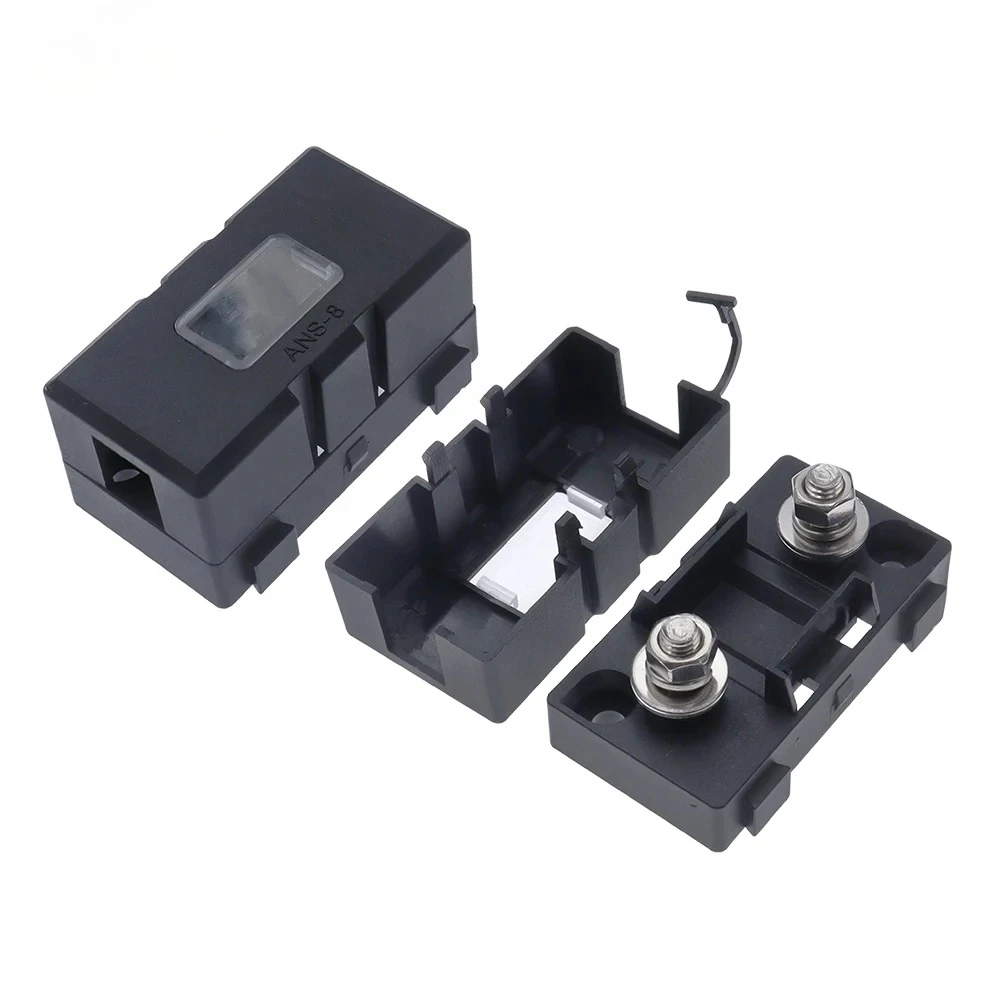ANS Midi Fuse Holder Unbreakable Base Plastic Auto Replacement Parts for Car RV Forklift 50x25mm