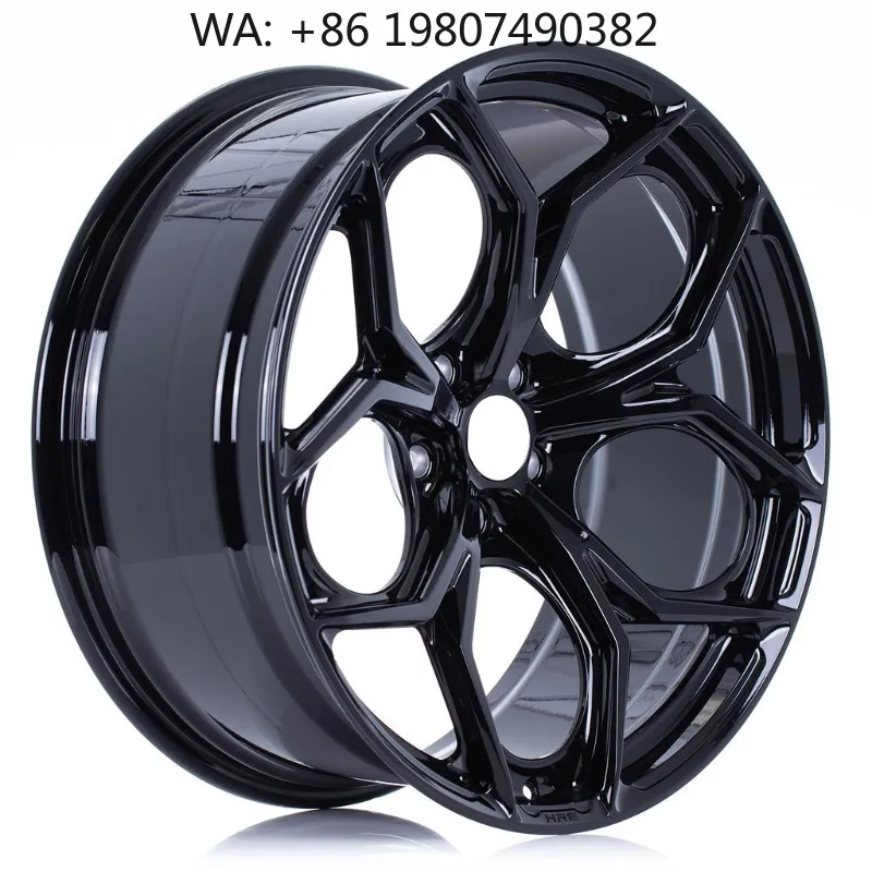 1-Piece P111SC Matte Grey Forged Wheels Deep Concave Lightweight Design Aftermarket Racing Sport Car Rims
