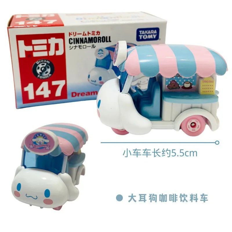 1:64 TOMICA My Melody Hello Kitty Mickey Mouse Donald Duck Pikachu Jointly-designed Die-Cast Model Car Collection Toy Car Gifts