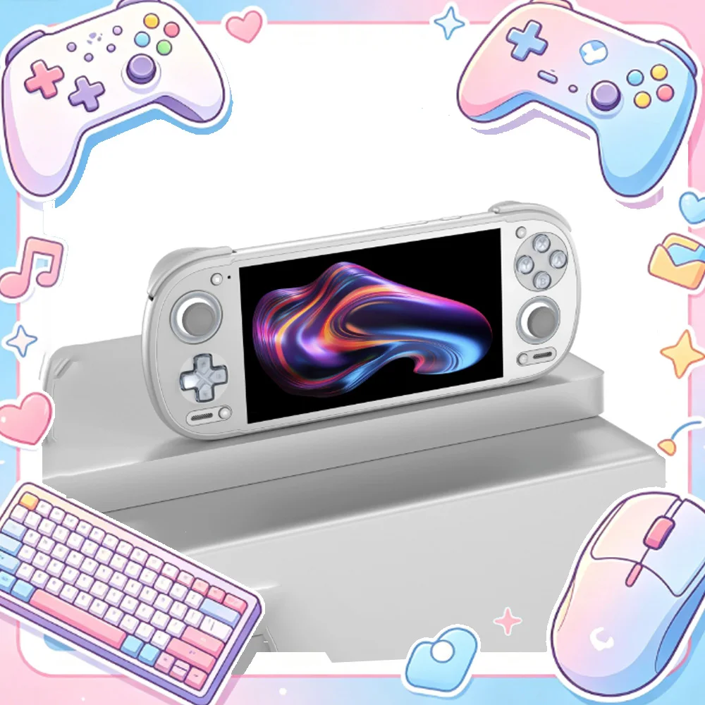 New Retroid Pocket 6 RP6 Game Console 1080P 5.5Inch AMOLED Screen Hall-Effect Trigger 120Hz 8GEN2 Handheld Consoles Game Android