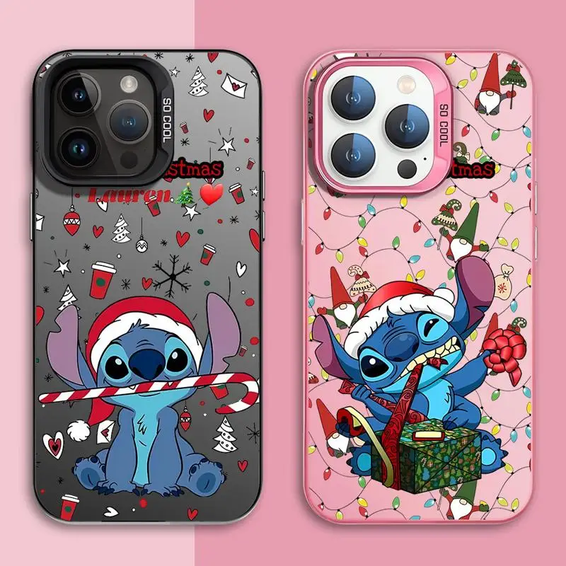 Christmas Disneys Stitchs Phone Case for Infinix Hot 8 9 10 12 20 30 30i Play Smart 5 6 7 8 Plus Spark 20 10 Pro Shockproof