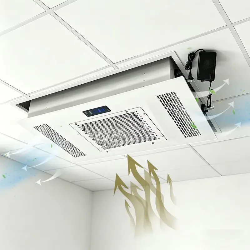Ceiling-mounted air Purifier, Embedded Full-house air Purification System for Removing Formaldehyde, Haze and PM2.5