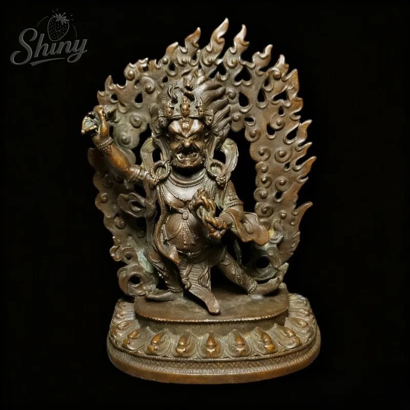 Tibetan Esoteric Buddhism Mahakala Buddha Statue Vajrapani Bodhisattva Desktop Worship Ornament Buddhist Supplies