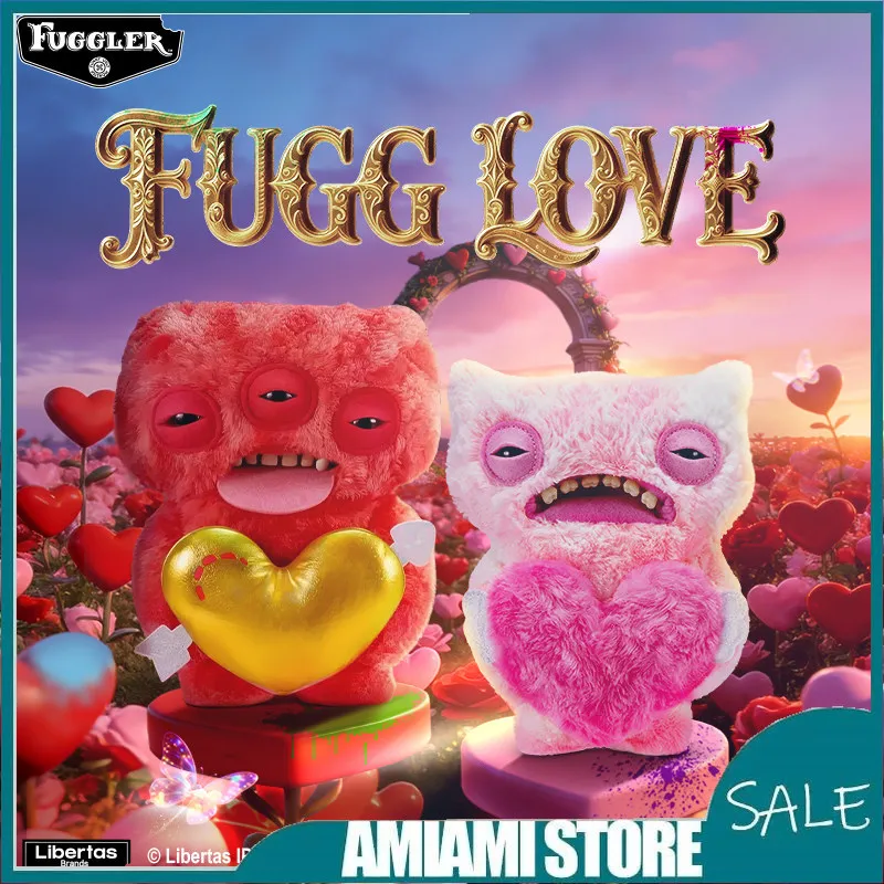 

23cm Fuggler Official Genuine Cute Tooth Monster Plush Doll Love Monster Series Ugly Cute Funny Tide Play Doll Anime Merchandise