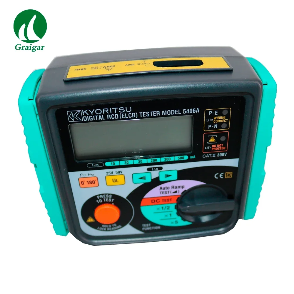 KYORITSU 5406A Digital RCD (ELCB) Testers with 3 LEDs KEW  5406A