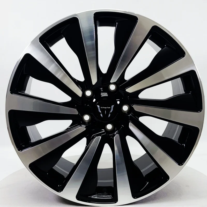 

Factory Direct Sale Custom Forged Aluminium Alloy One Piece Wheel Hubs Wheel Rims with Glossy Black Turning Treatment OEM ODM