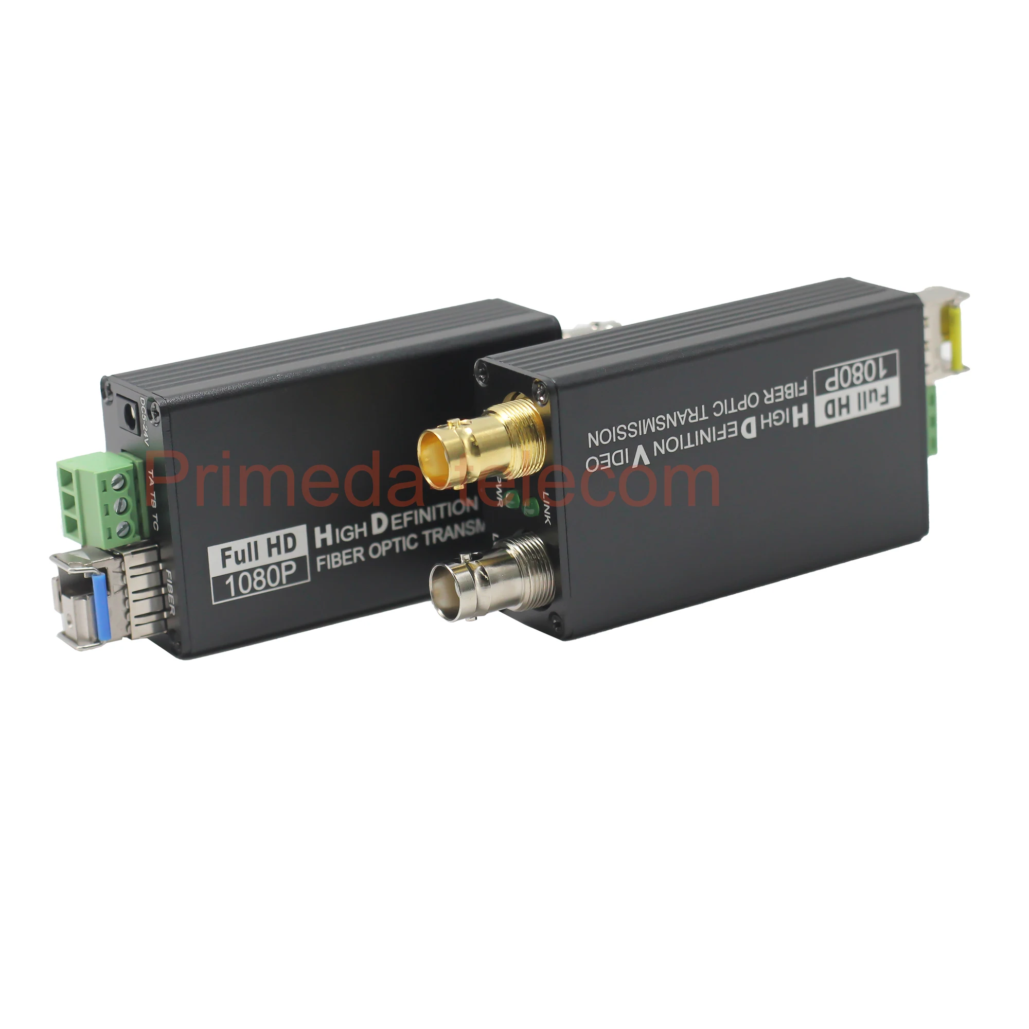 3G-SDI Video Auido over Fiber Optic Extenders with loop out,Uncompressed Broadcast quality, RS485 Tally light SFP module include