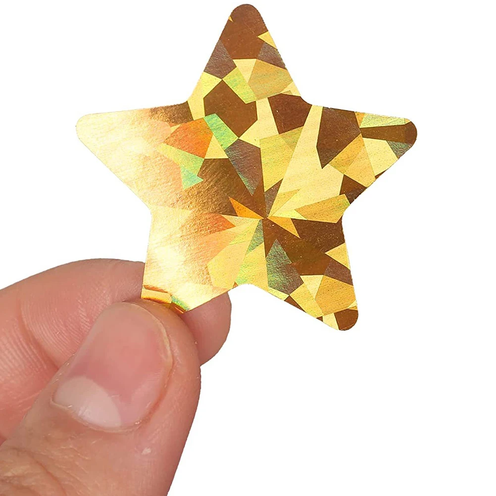 

2 Rolls Star Seal Stickers Creative Round Sealing Labels Diy Decorative Adhesive Stickers for Wedding Party Baking Gift