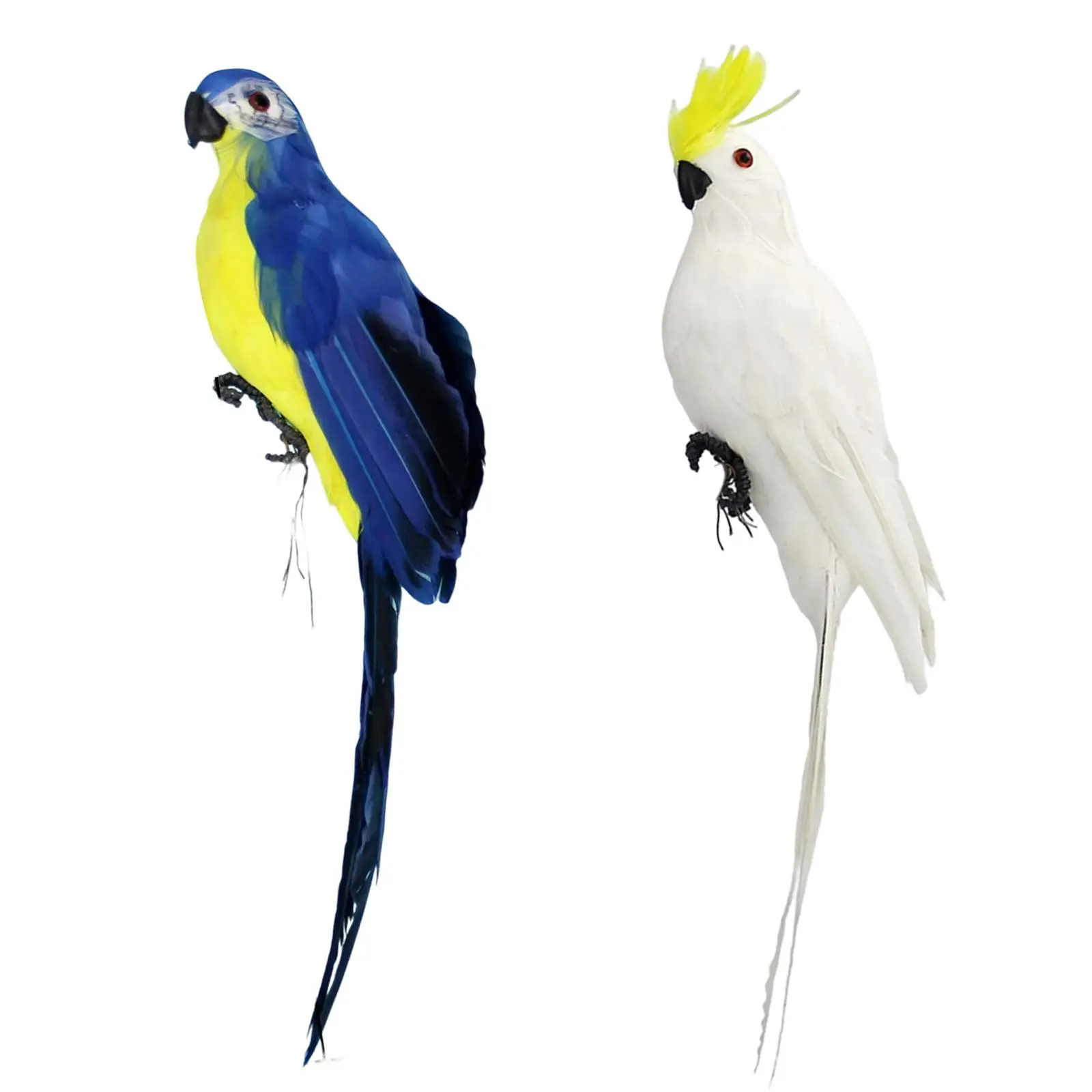 

Macaw Artificial Birds Model Sculpture for Porch Pathway Crafts Wedding