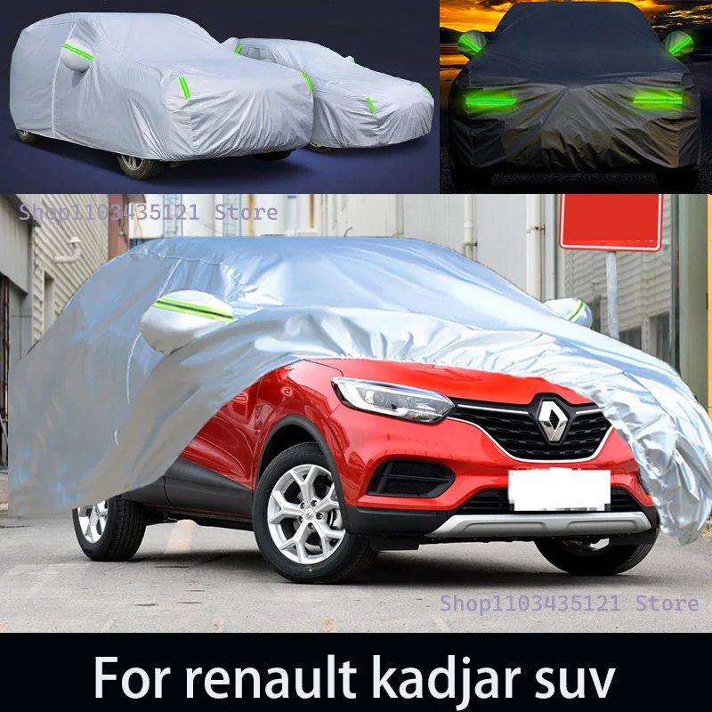 

For renault kadjar suv Outdoor Protection Full Car Covers Snow Cover Sunshade Waterproof Dustproof Exterior Car accessories