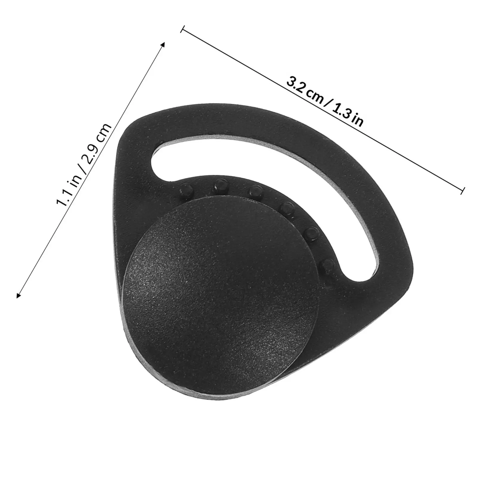 10 Pcs Wiederverwendbarer Chin Strap Hat Clip Hard Replacements Universal Straps ABS for
