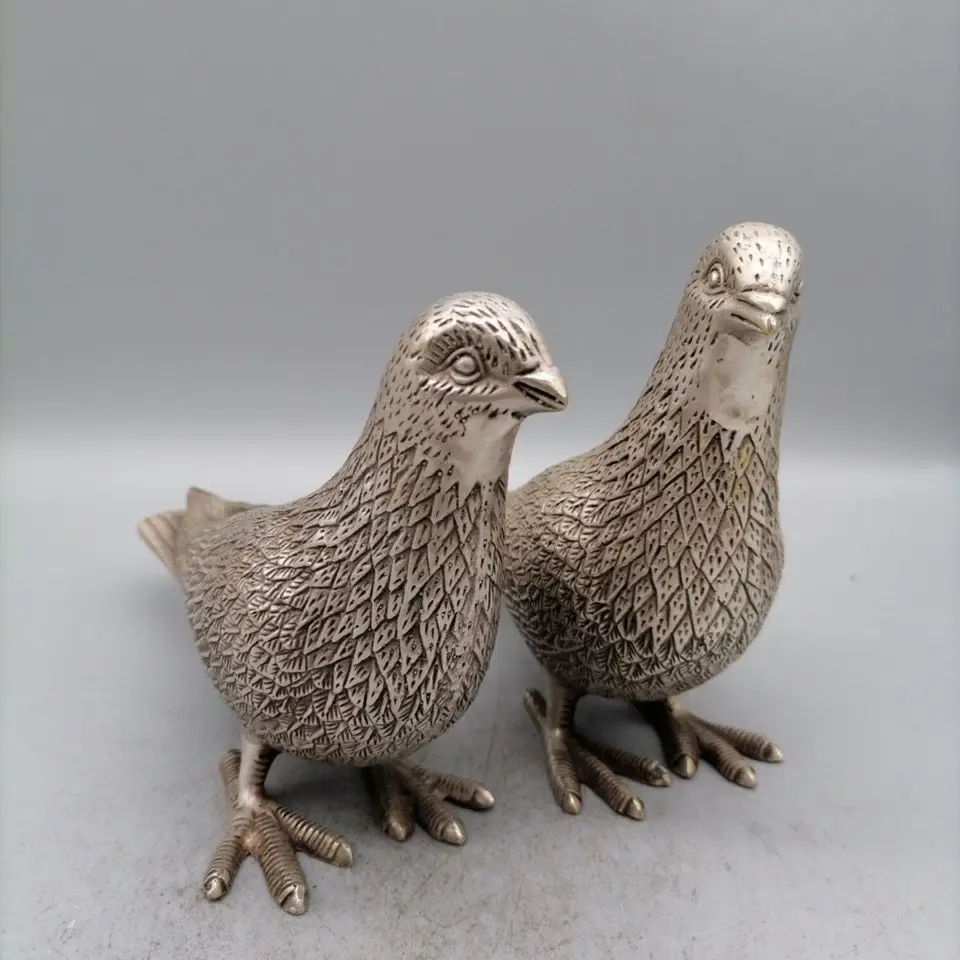 Copper Lucky a pair of peace doves Statue peace doves Statue Office Home Decor Gift for Desk Ornament