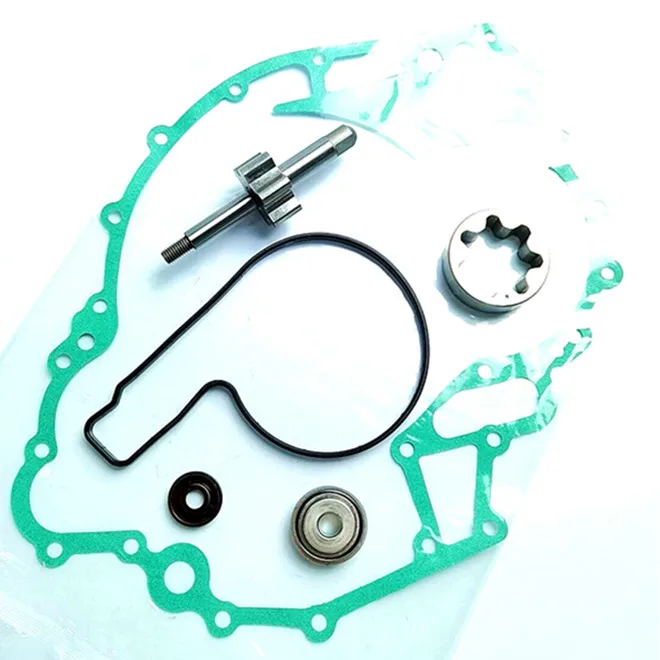 For SeaDoo 1503 4tec 260 RXT RXP GTX GTR GTS Oil Pump Shaft Kit Long Assy Supercharged Green Gasket Oil Seals Kit