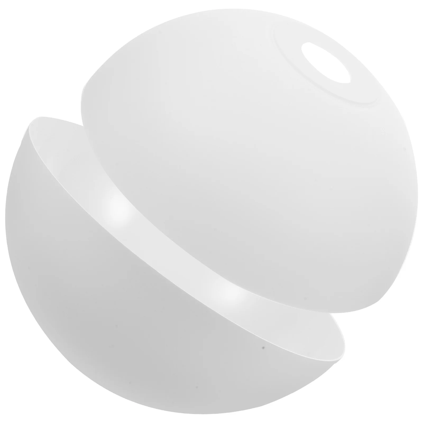 2 Pcs Wall Light Plastic Lampshade LED Bulbs Decorative Small White Dome Clip Fan