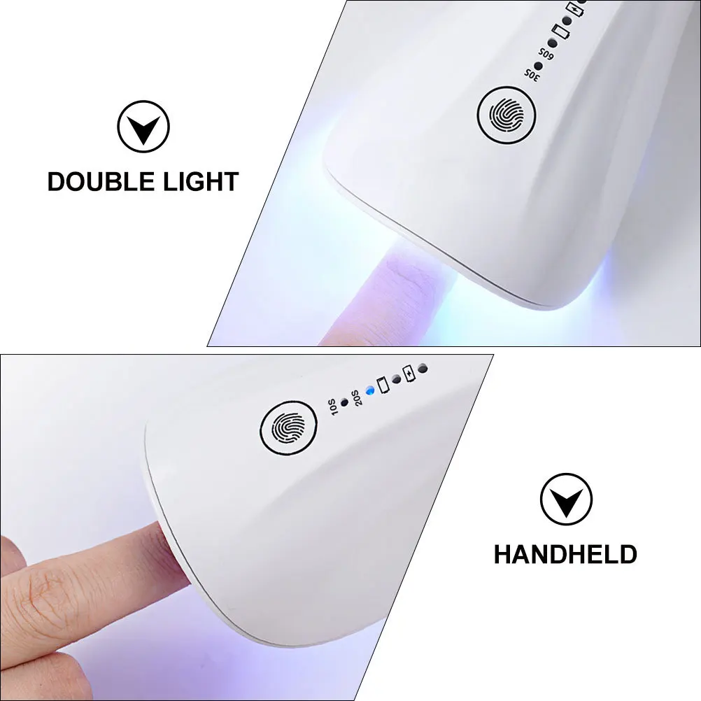 يده USB مجفف الأظافر جل علاج ضوء قابلة للشحن التجفيف السريع 7H خدمة طويلة الحياة المحمولة أداة مانيكير صغيرة مسمار #3