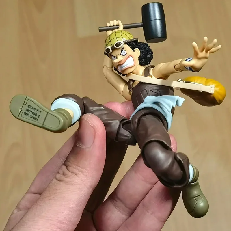 

Genuine Model Bandai Shf One Piece 15cm Usopp Romance Dawn Action Figure Anime Pvc Toys Collections Figurine Model Gifts