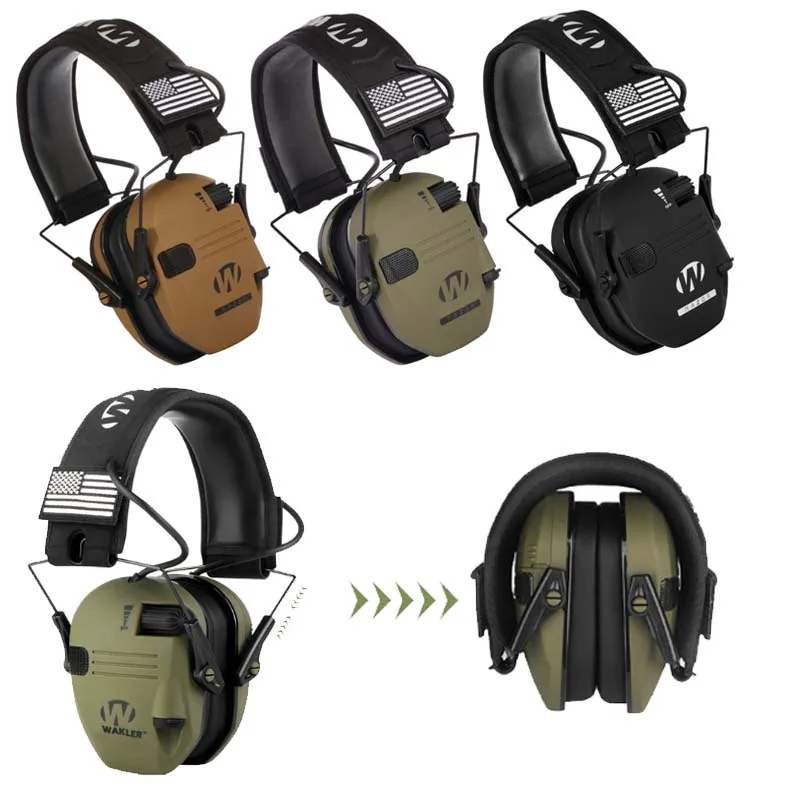 Tactical Electronic Shooting Earmuffs Outdoor Hunting Sound Pickup Noise Reduction Protection Hearing Headset