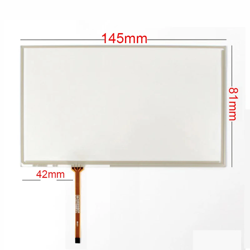 New 6 Inch 4 Wire 145*81 Touchpad For PIONEER AVIC-D3 AVIC D3 GPS Navigation Touch Screen Digitizer Glass Sensor 146*82mm