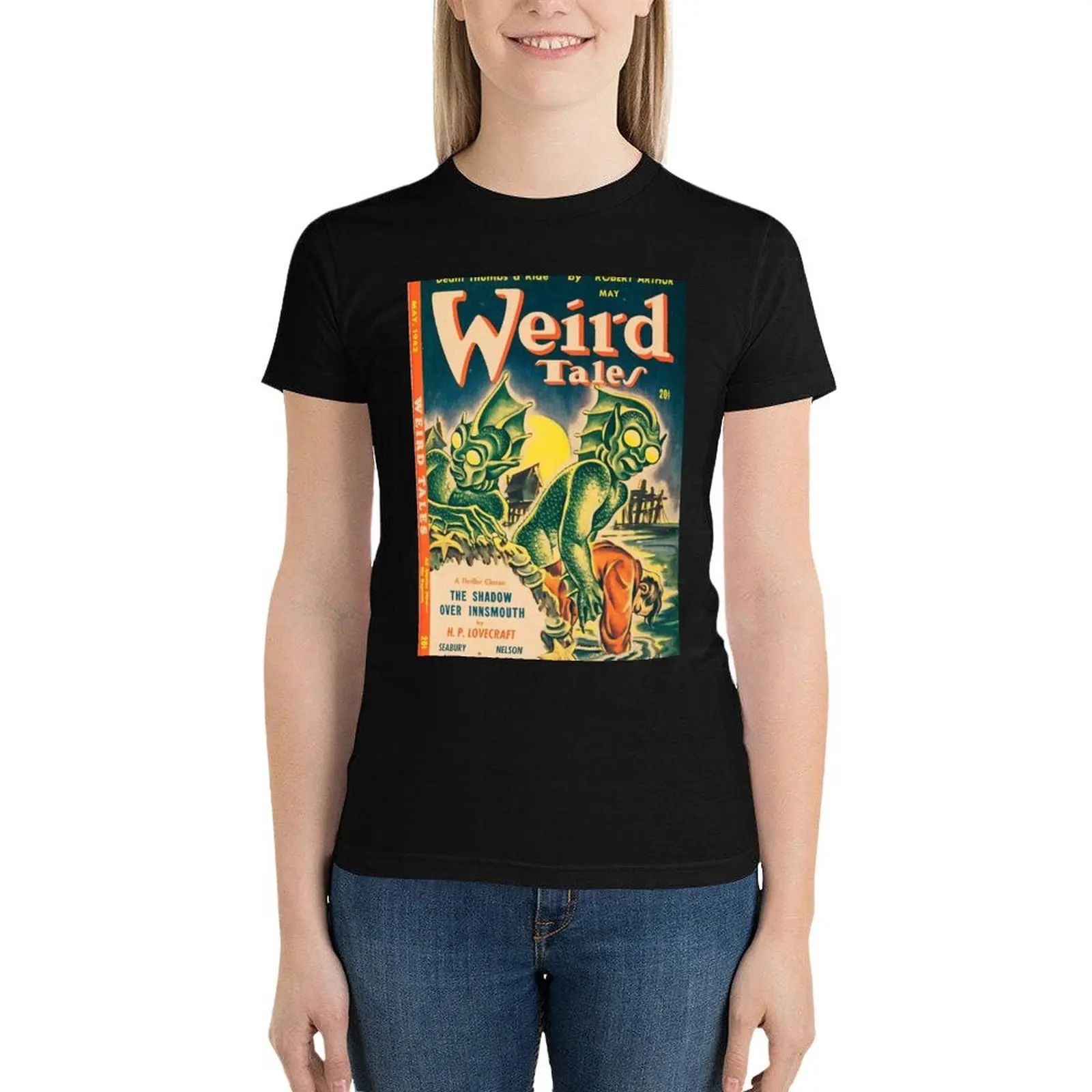 Weird Tales T-Shirt oversized cute tops t-shirts for Women loose fit