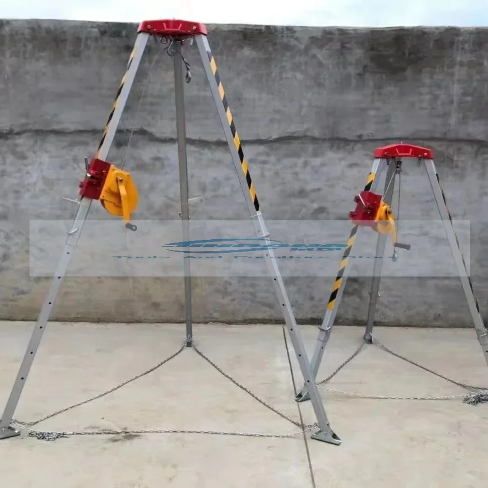 Wholesale rescue tripod confined space fallen protection safety rescue tripods with hand winch